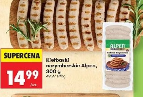 Kiełbaski norymberskie Alpen