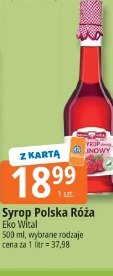 Syrop Polska Róża Eko Wital