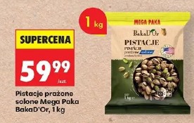 Pistacje prażone solone Mega Paka BakaD'Or