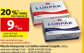 Masło klasyczne lub lekko solone Lurpak