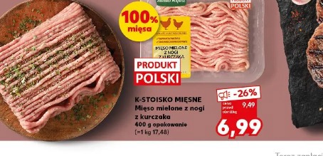 K-Stoisko Mięsne Mięso mielone z nogi z kurczaka