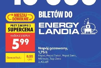 Pepsi Napój gazowany, 1,75 l