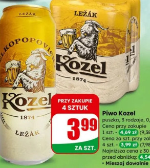Kozel Leżak piwo