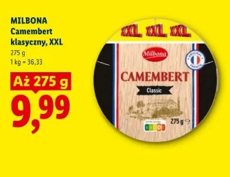 Milbona Camembert klasyczny, XXL