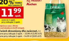 Żwirek bentonitowy dla zwierząt Auchan