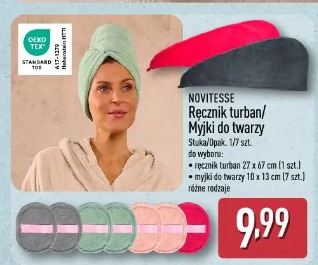 Novitesse Ręcznik turban/Myjki do twarzy
