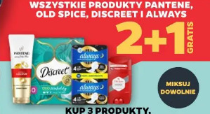 Wszystkie produkty Pantene, Old Spice, Discreet i Always