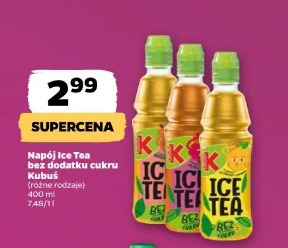 Napój Ice Tea bez dodatku cukru Kubuś