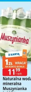 Naturalna woda mineralna Muszynianka