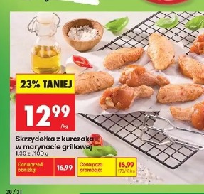 Skrzydełka z kurczaka w marynacie grillowej