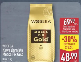 Woseba Kawa ziarnista Mocca Fix Gold
