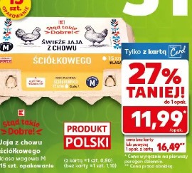 Świeże jaja z chowu ściółkowego