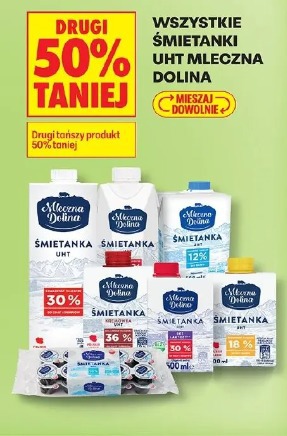 Wszystkie śmietanki UHT Mleczna Dolina