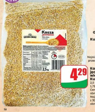 Kasza jęczmienna wiejska gruba Kuchnia Smaku