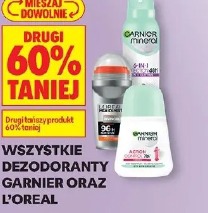 Wszystkie dezodoranty Garnier oraz L'Oreal