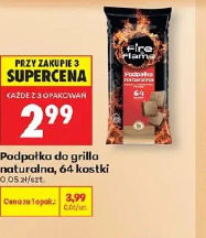 Podpałka do grilla naturalna Fire Flame