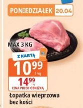 Łopatka wieprzowa bez kości