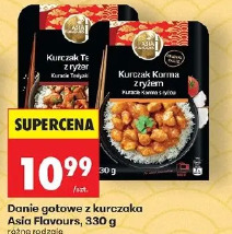 Asia Flavours Kurczak Korma z ryżem danie gotowe