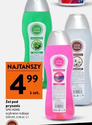 Żel pod prysznic Spa Home