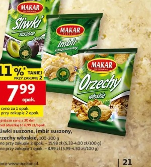 Śliwki suszone Makar