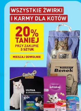 Wszystkie żwirki i karmy dla kotów