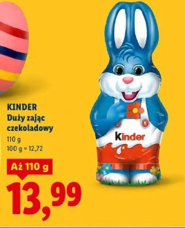 Kinder Duży zając czekoladowy