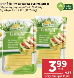 Ser żółty gouda Farm Milk