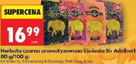 Herbata czarna aromatyzowana liściasta Sir Adalbert's