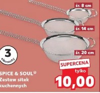 Spice & Soul Zestaw sitek kuchennych