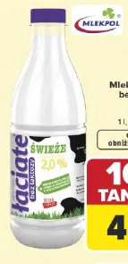 Mleko świeże bez laktozy ŁACIATIE MLEKPOL