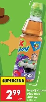 Napój Kubuś Play lool, 400 ml