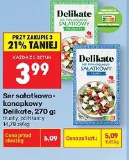 Ser sałatkowo-kanapkowy Delikate