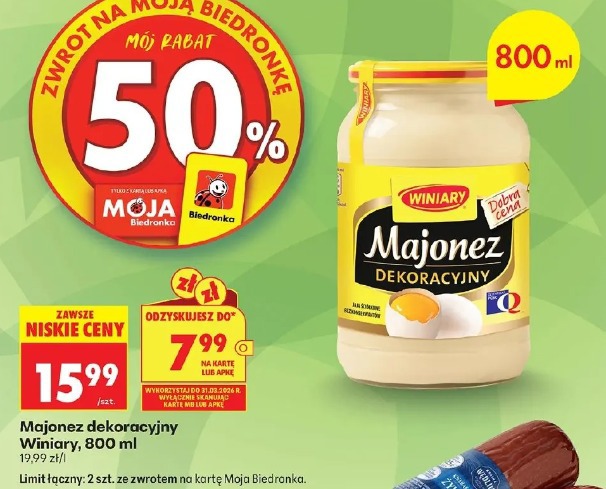 Majonez dekoracyjny Winiary