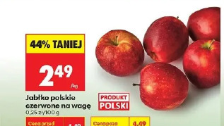 Jabłko polskie czerwone