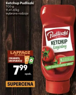 Ketchup Pudliszki łagodny