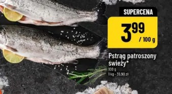 Pstrąg patroszony świeży