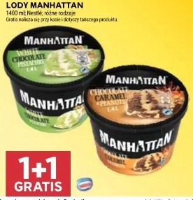 Lody Manhattan 1+1 gratis