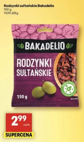 Rodzynki sułtańskie Bakadelio
