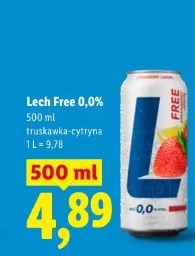 Lech Free 0,0% truskawka-cytryna