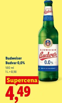 Budweiser Budvar 0,0%