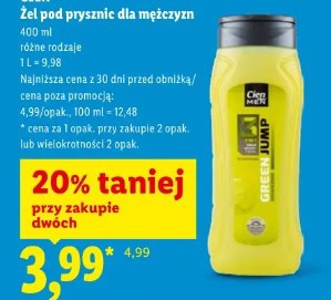 Cien żel pod prysznic dla mężczyzn