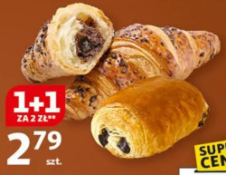 Croissant lub ciastko z czekoladą