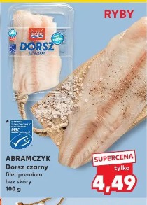Abramczyk Dorsz czarny filet premium bez skóry