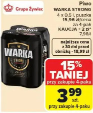 Warka Strong piwo