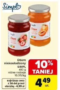 Simpl dżem niskosłodzony
