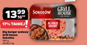 Big burger wołowy Grill House Sokołów