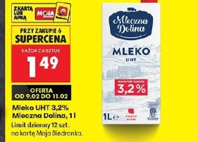 Mleko UHT 3,2% Mleczna Dolina