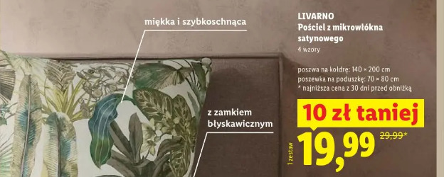 Livarno Pościel z mikrowłókna satynowego