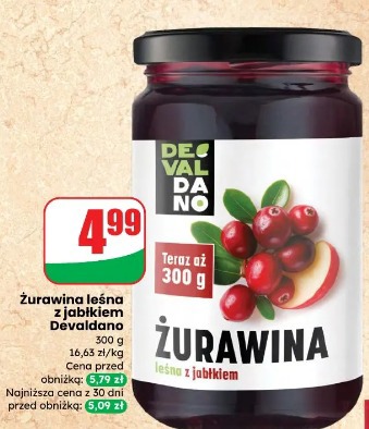 Żurawina leśna z jabłkiem Devaldano