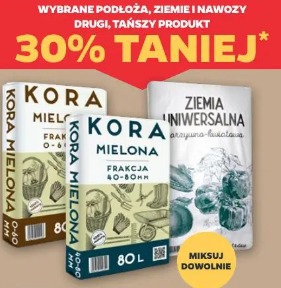 Podłoża, ziemie i nawozy (drugi, tańszy produkt)